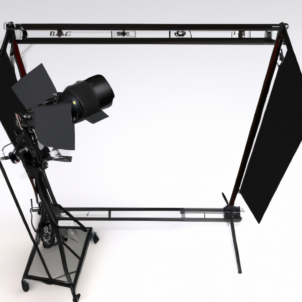 스튜디오 공간 배치도: 사이클로라마, 자연광 존, 메이크업 스테이션 표시